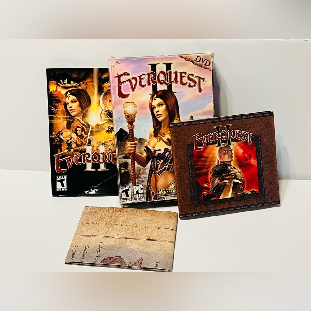 EverQuest II PC Game - Big Box With Poster And Map -Two Disc - Picture 5 of 14
